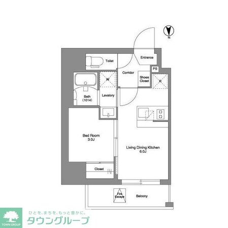 BPRレジデンス王子の物件間取画像